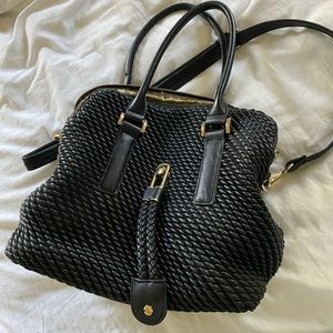 Large black purse from JustFab